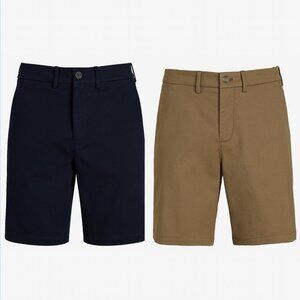 2 Pairs Express Men's Hyper Stretch Chino Shorts